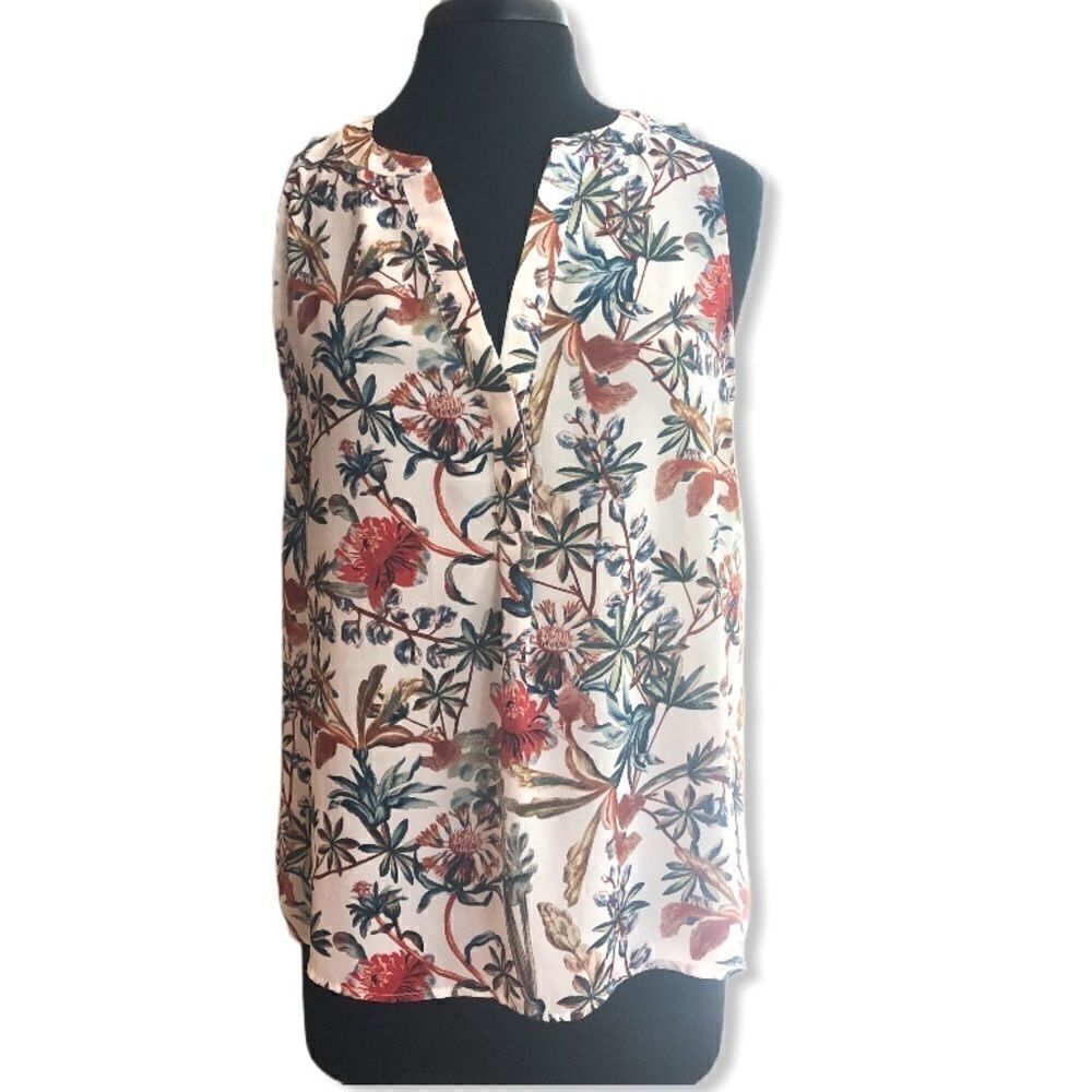 Philosophy Sleeveless Floral Detailed Top Size S